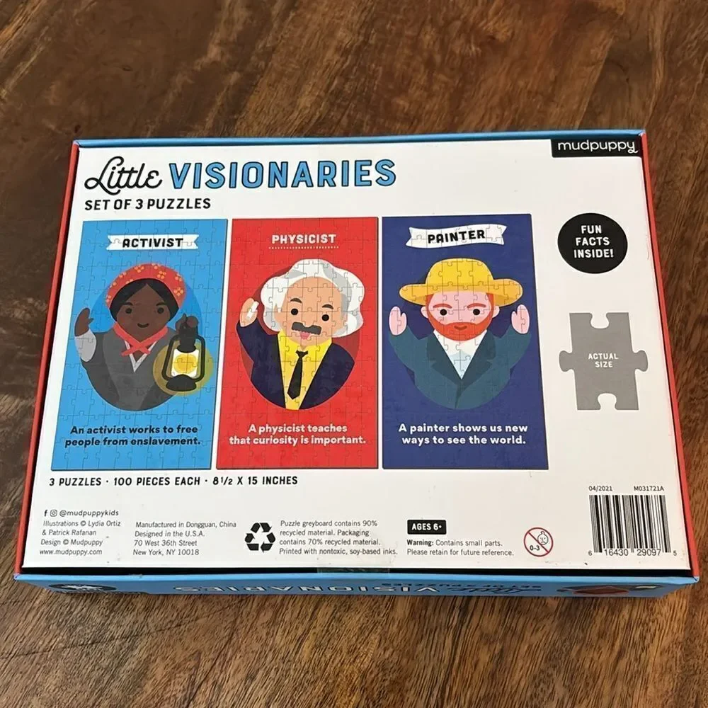 Mudpuppy Little Visionaries Kids' Puzzle Set - 3pk-2 sets for the price of 1